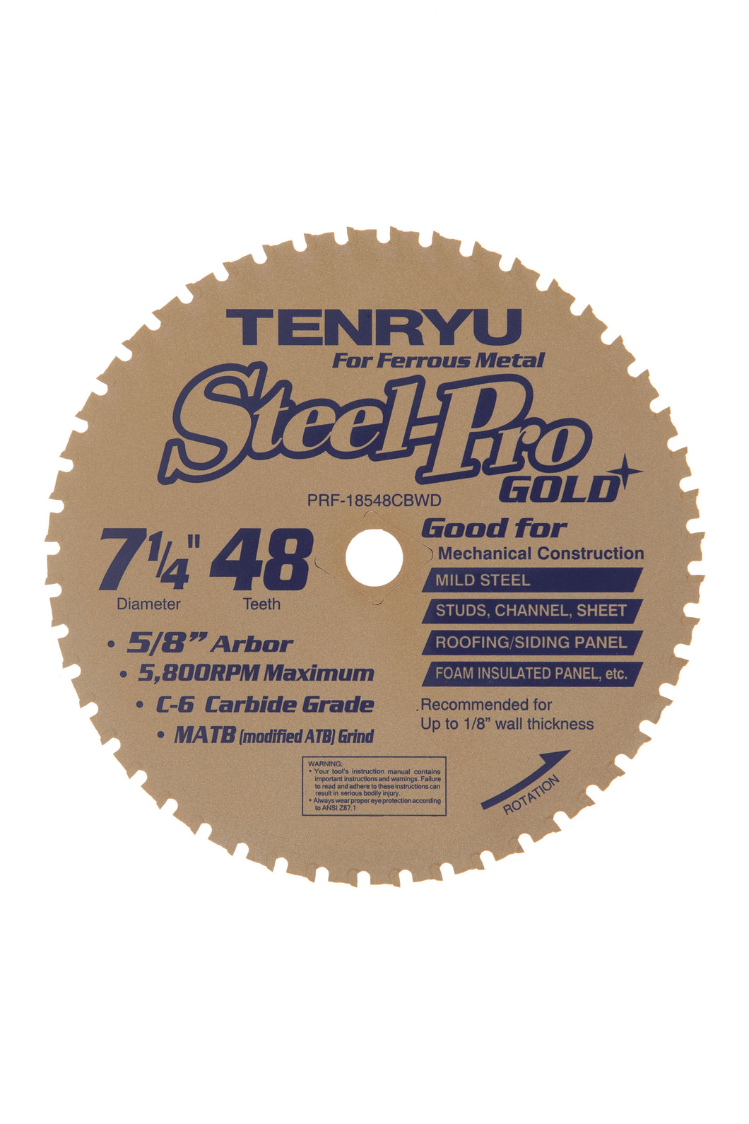 Tenryu PRF-18548CBWD STEEL-PRO Gold 7-1/4